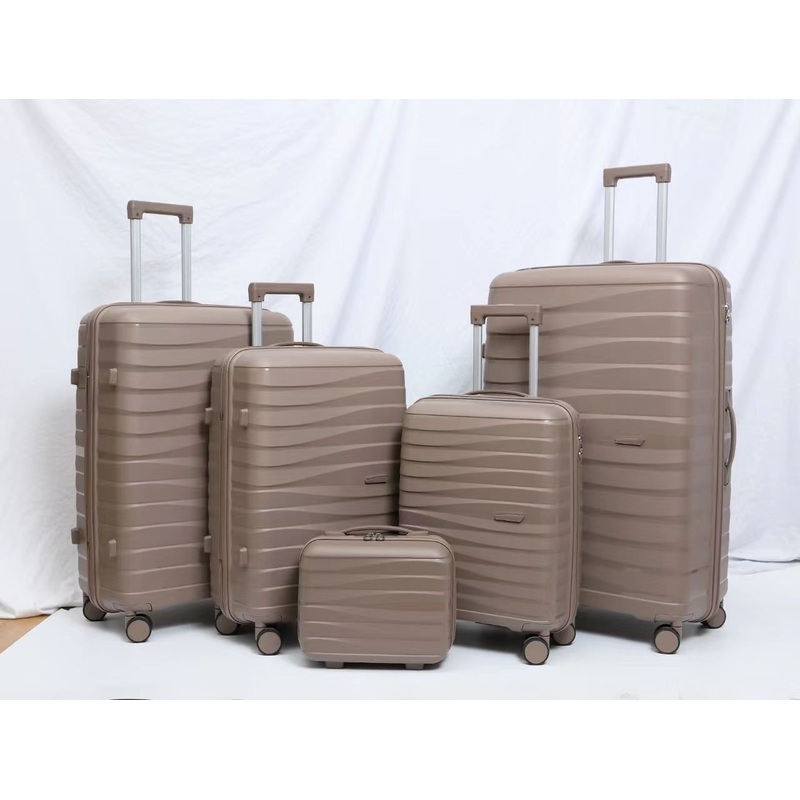 2024 Grande Valise De Marques 5PCS Set Expandable Wheeled PP Plastic Trolley Case Luggage Bag – PP Trolley Case and Wheeled Trolley Case price