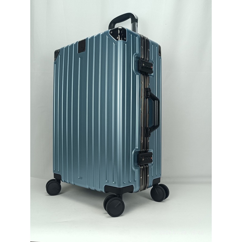 Blue Aluminum Frame Luggage Suitcase with Hinomoto Wheels Tsa Lock Trolley-Luggage – Trolley-Luggage and Suitcase price
