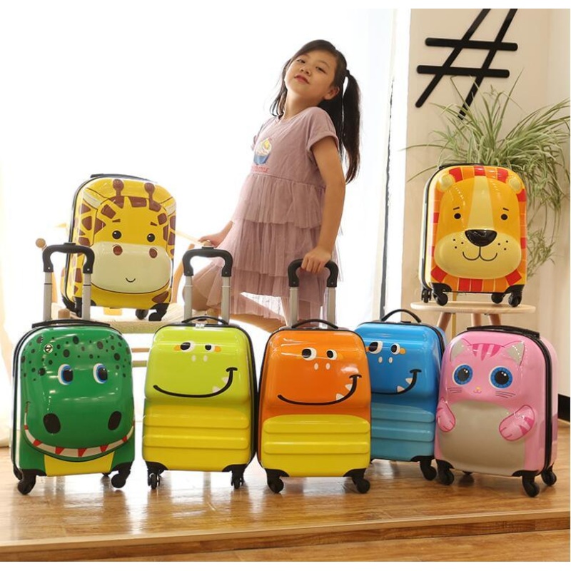 Children Cute Fashion Luggage Trolley Kids Rolling Wheels for Suitcase Carry-on Bag – Luggage and Carry-on Suitcase price