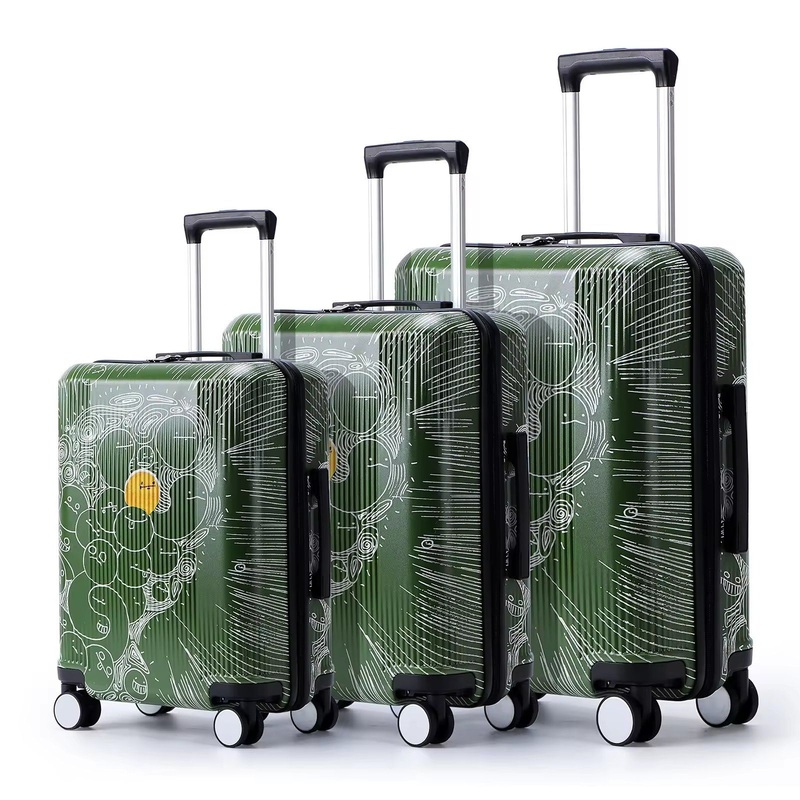 Customized Pattern ABS PC Full Aluminum Trolley Travel Case Suitcase Luggage Sets – Suitcase Set and Luggage Set price