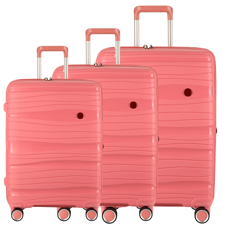 Fashion Desigin 3 Pieces Trolley Travel Luggage 100%PP Hard Shell with Safety Corner – Trolley Travel Luggage and Trolley Luggage price