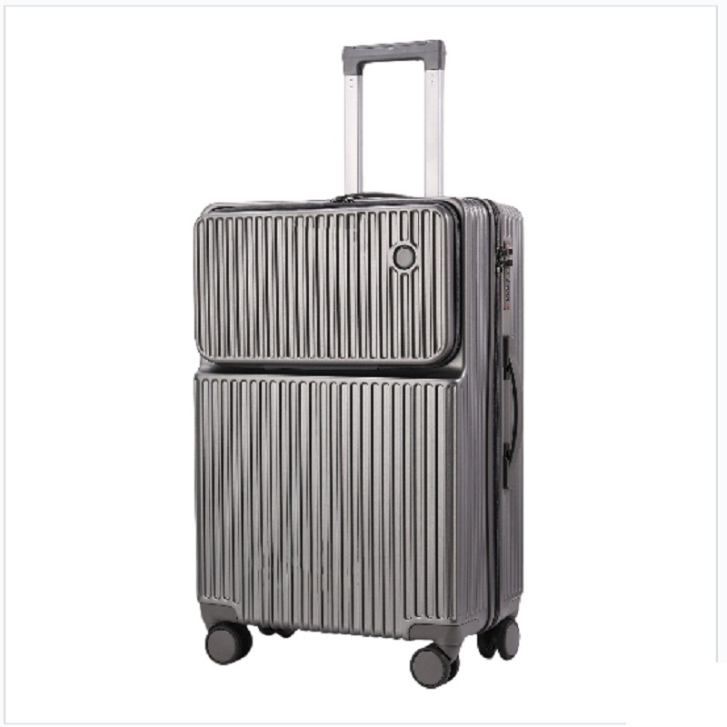 Luxury Koffer Hardside Luggage Lightweight Front Open Suitcase with USB Charging Port and Phone Holder – Lightweight Luggage and Front Open Luggage price