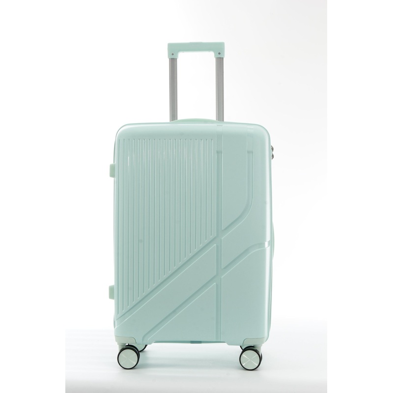 Mint Green New Color and Design PP Suitcase Easy Pull on The Ground Light Weight and Anti-Dirty Iron Trolley Hot-Selling Type – Special Color and PP Luggage price