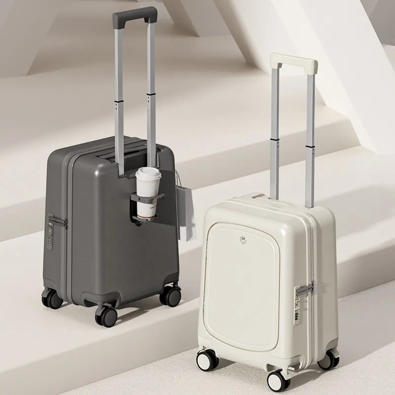 New Style Luggage Front Open Suitcase with Laptop Zipper Durable Luggage – Luggage and Luggage Set price