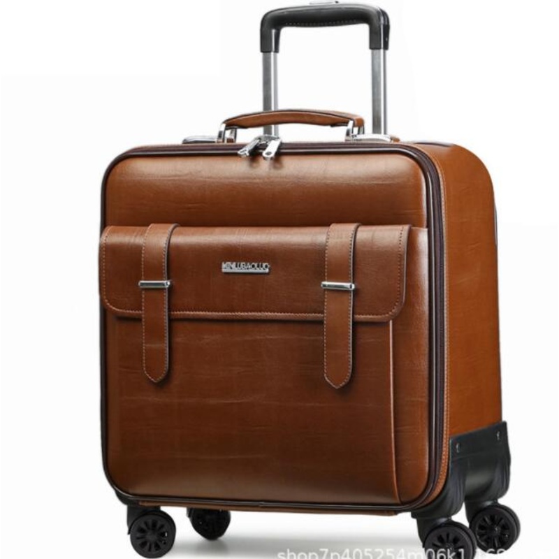 OEM PU Classical Travel Business Wheel Suitcase Luggage – PU Suitcase and Light Weight Luggage price