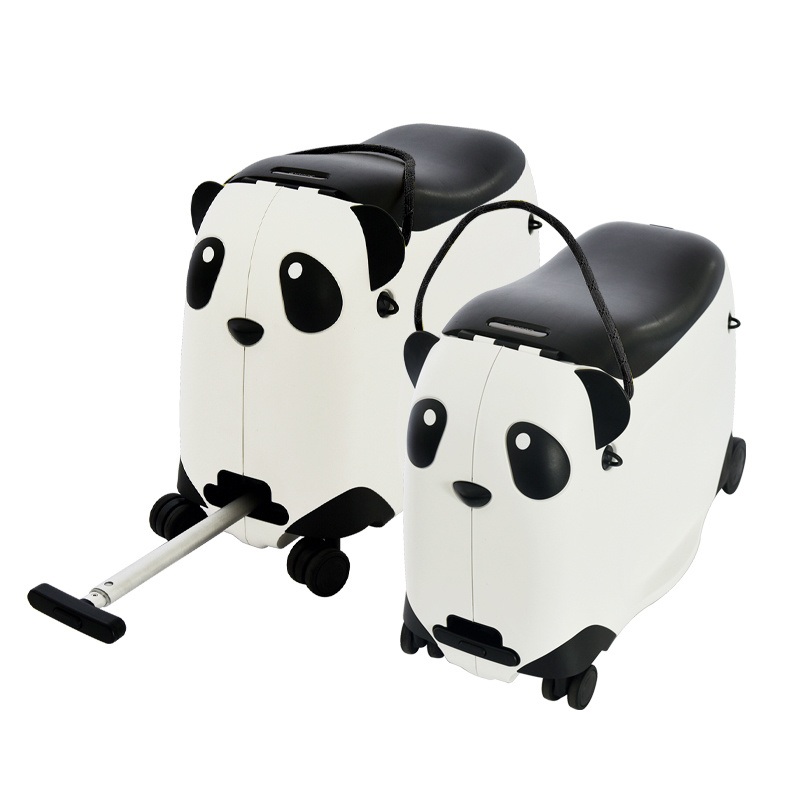2022 Maletas PARA Ninos OEM/ODM Cute Panda Ride on Trunky Kids Luggage Suitcase for Children – Ride on Luggage and Kids Luggage price