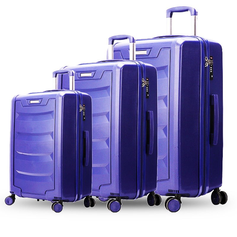 Best Selling Matching Color PP Travel Trolley Luggage Suitcase of 3-Piece with Built-in Tsa Lock – Suitcase and Trolley Luggage price
