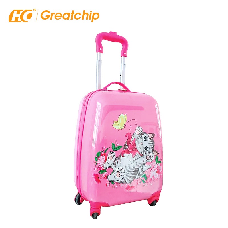 Children School Luggage 14 16 Inch ABS PC Trolley Bags Kids Cute All Print Wheeled Backpack Suitcase – Luggage and Suitcase price