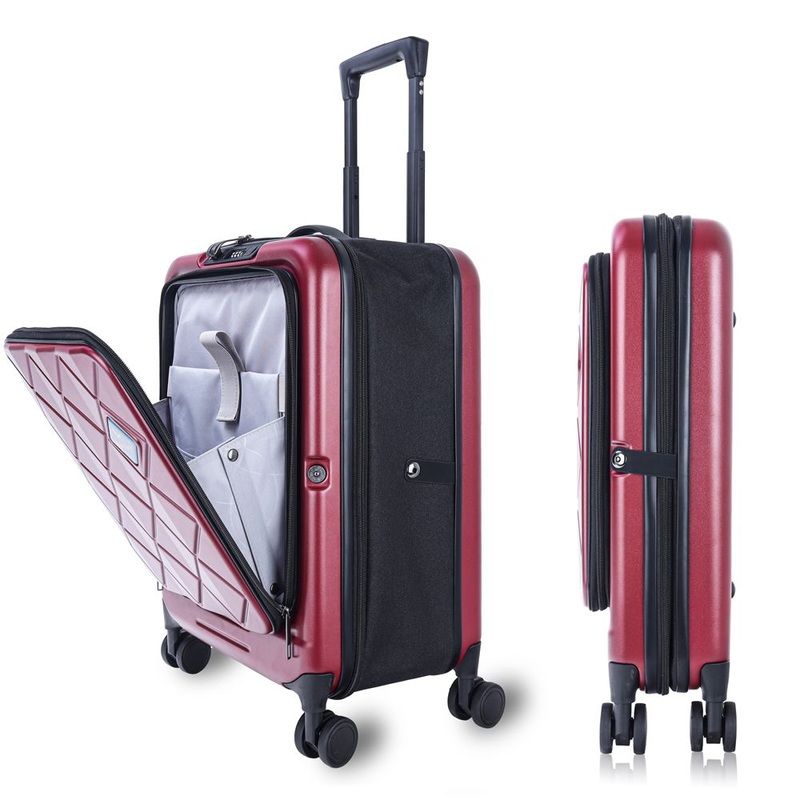 Custom Folding Luggage with Front Open Laptop Case Large Capacity Suitcase 20-Inch Trolley Bag – Folding Luggage and Front Open Luggage price
