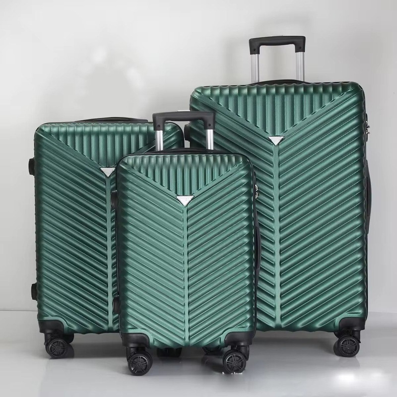 Customized 2023 Best-Selling Three Piece Luggage Set for Foreign Trade Cross-Border Silent Universal Wheels PP Boarding Case – Suitcase Set and Luggage Set price