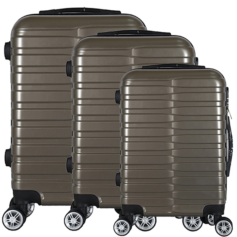 Fashion Aluminum Pipe Glossy ABS+PC 3 in 1 Set Travel Trolley Luggage Case – Trolley Case and Trolley Luggage price