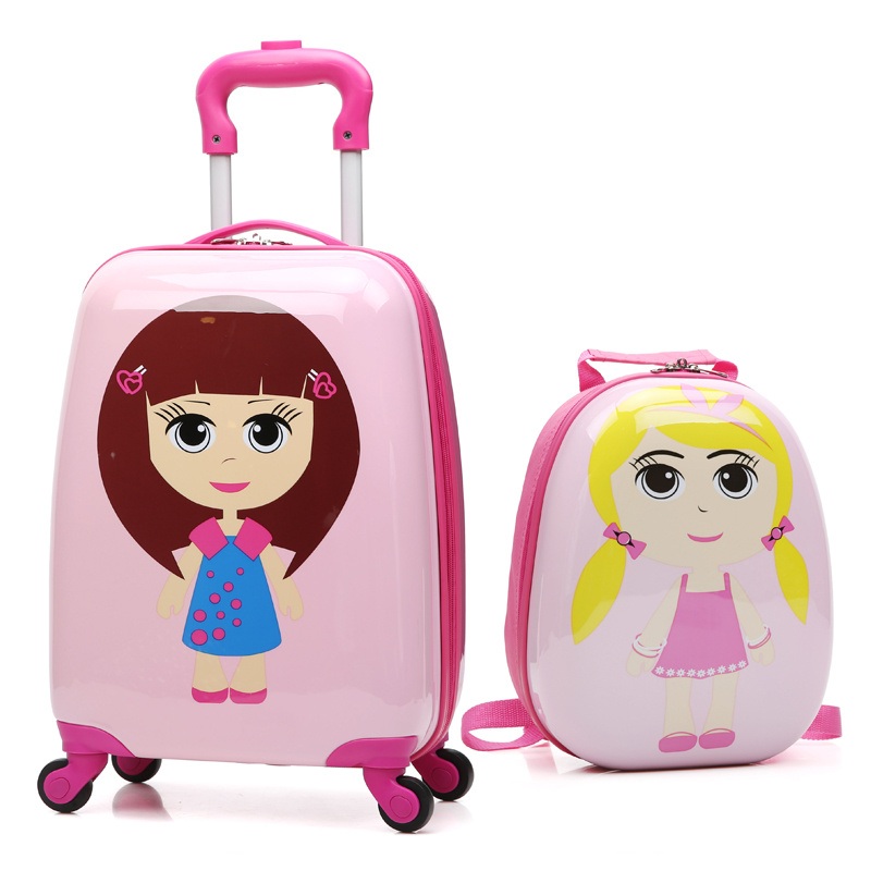 Fashion Cartoon Children Caddy Travel School Suitcases ABS Hard Case Printed Luggage Suitcase for Kids – Luggage for Kids and Printed Luggage for Kids price