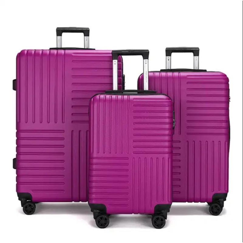 Fashion Custom ABS 20 24 28 Inch 3 PCS Set Travel Trolley Luggage Set for Trip – Luggage Set and Trolley Case price