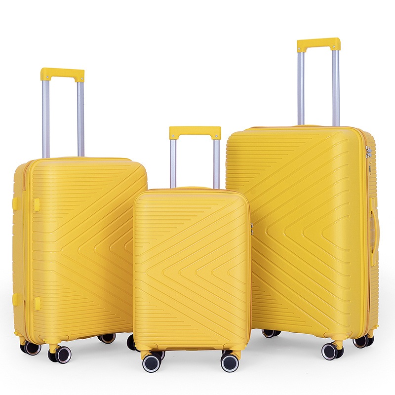 New Design PP Luggage Factory Wholesale Lightweight 3 PCS Set PP Suitcase – Suitcase and Lightweight Suitcase price