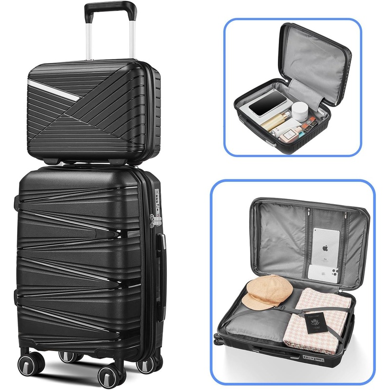 Photographers Gear Suitcase – Padded Camera Insert – Luggage Bag Sets and PP Luggage price