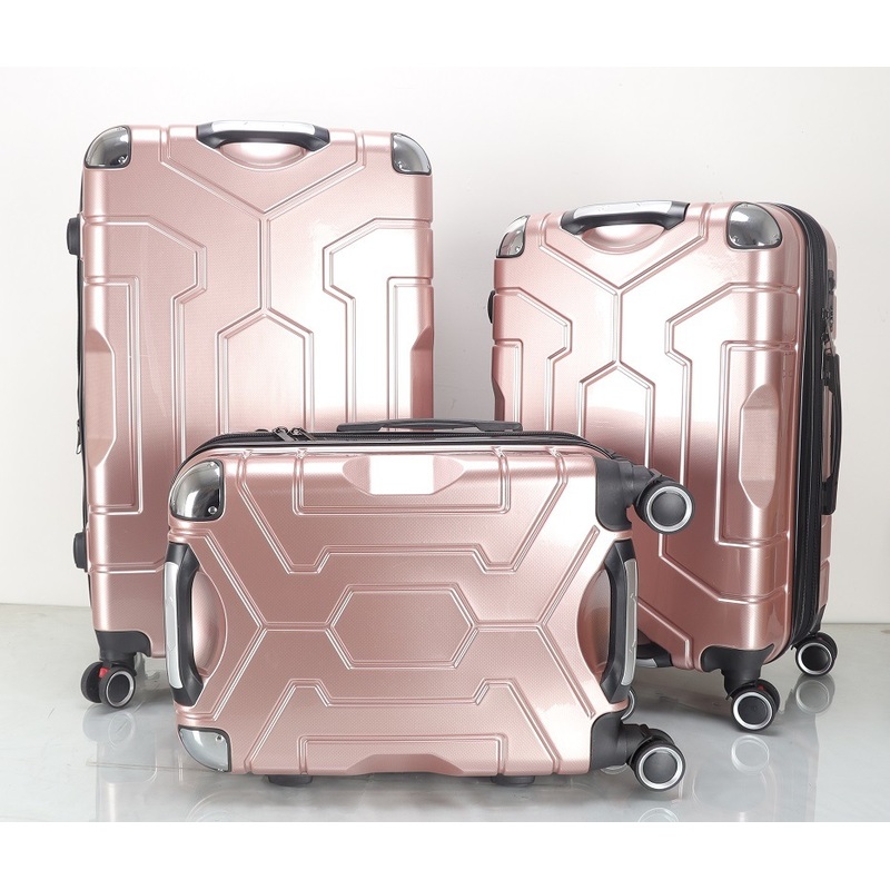 Shiny Rose Gold Hard Travel Luggage Suitcase with Detachable Wheels – Travel Luggage Suitcase and Hard Travel Luggage Suitcase price