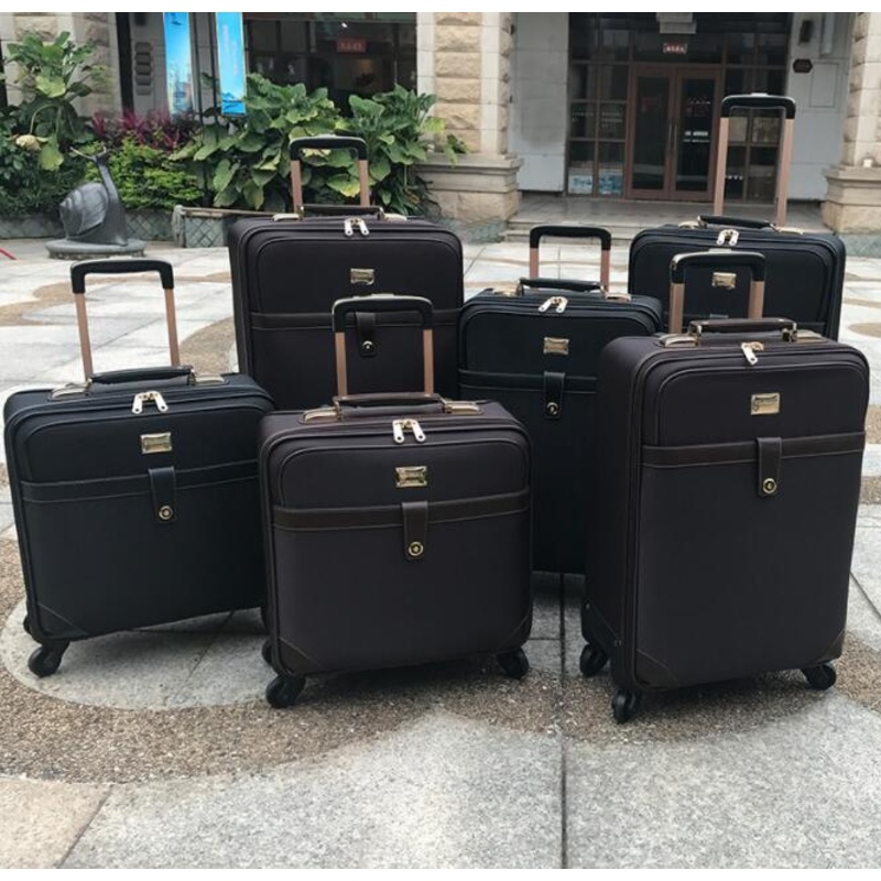 Woman Light Weight Makeup Suitcase Bags PU Leather Trolley Luggage – PU Suitcase and Light Weight Luggage price