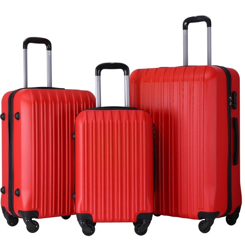 ABS 20 24 28 3 Piece Trolley Luggage Sets – ABS Luggage and Trolley Case price