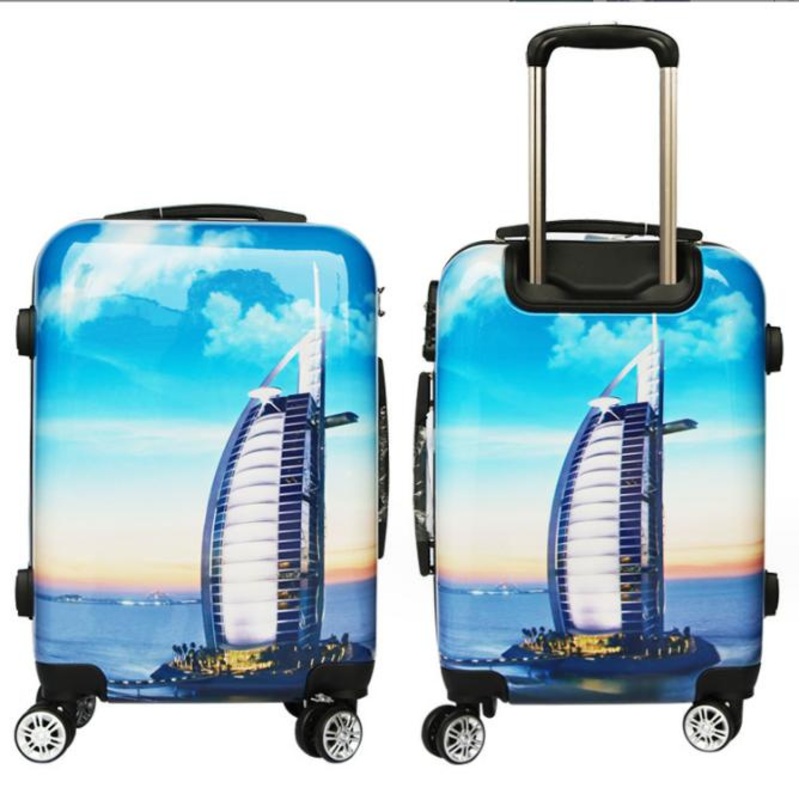 ABS PC Painting Travel Trolley Luggage Suitcase 20 24 Pull Rod Suitcase – Luggage Set and Trolley Case price
