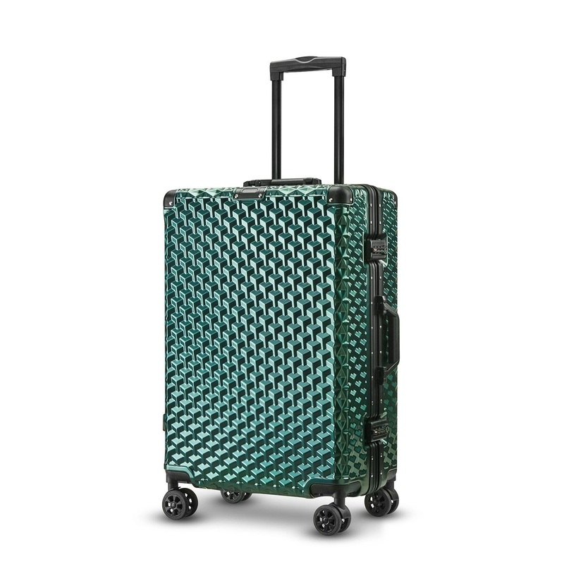 Green Clolor Sleek Aluminium Luggage Lightweight Durable Travel Suitcase – Aluminium Luggage and Aluminium Suitcase price