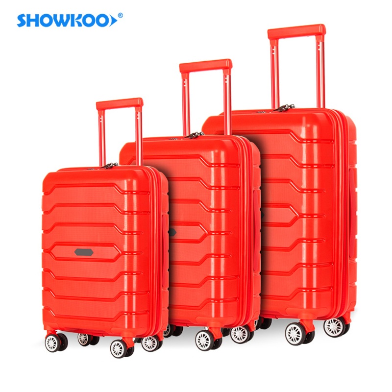 Hot-Selling Hard Shell Travel Suitcase Luggage PP Carry on Trolley Set – Other Luggage Sets and Travel Luggage price