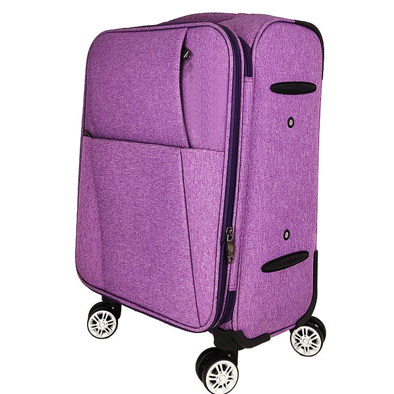 New Design Factory Price Expandable 600d Soft Lightweight Ravel Trolley Luggage of 3 Piece Set – Trolley Luggage and Travel Luggage price