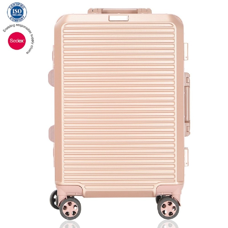 New Design Valise Small Corner Aluminum Frame PC Luggage with Tsa Lock – Wholesale Travel Luggage and Luggage price