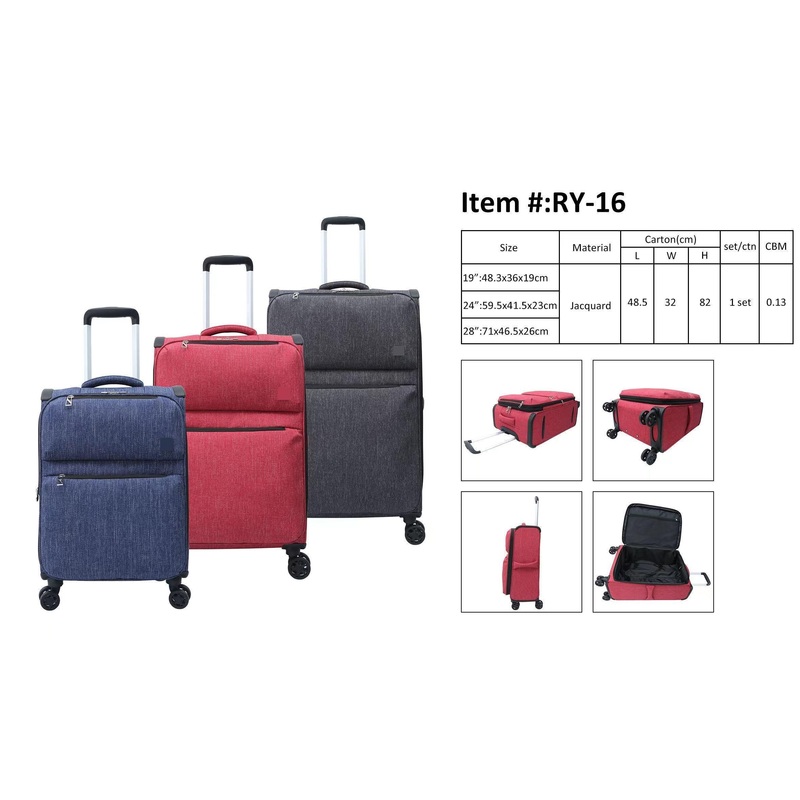 Soft Lightweight Polyester EVA Trolley Luggage Suitcase for Man and Women – Softside Luggage and Suitcase price