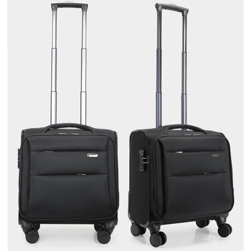 Black 16 Soft Laptop Trolley Bag Under-Seat Luggage Travel Suitcase – Trolley Bag and Softside Luggage price