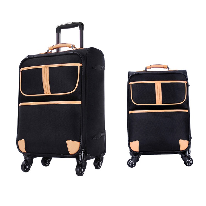 Business Suitcase, Baggage for Business and Attractive Color Contrast Design Selective Design 360 Degree Spinner Anti-Scratch – Soft Luggage and Color Contrast price