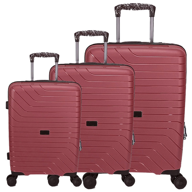 Capacity Travel Luggage PP Trolley Suitcase Set Unisex with Polyester Lining Unbreakable Hard Shell – Trolley Suitcase Set and Travel Suitcase price