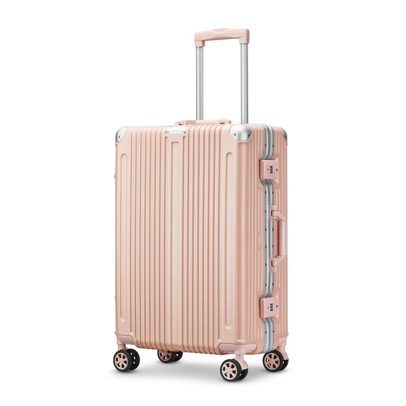Durable Hard Shell Suitcase with Aluminum Corners & Built-in USB Charger Luggage Bag – Luggage with Aluminum Corners and Luggage Bag Hard price