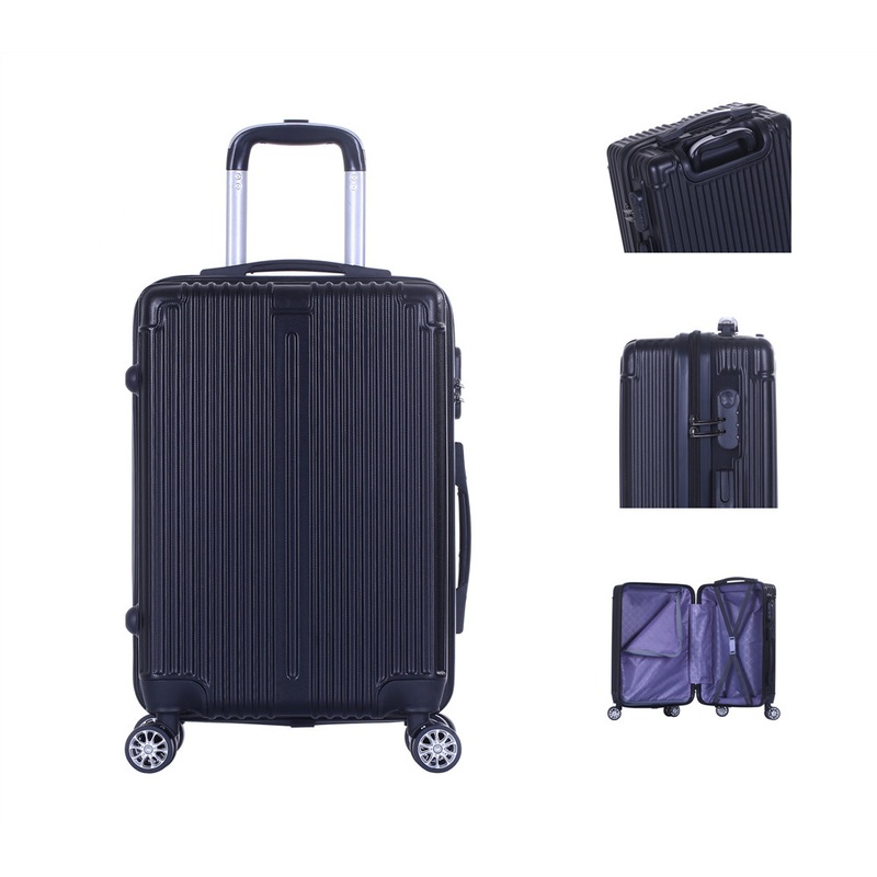 Light Weight Suitcase, Fashion Design 4 Spinner Wheels Trolley Case 3PCS Set Luggage 4 Spinner Wheels Trolley Case -Xha139 – Trolley Travel Bags Luggage and Traveling Suitcase Set price