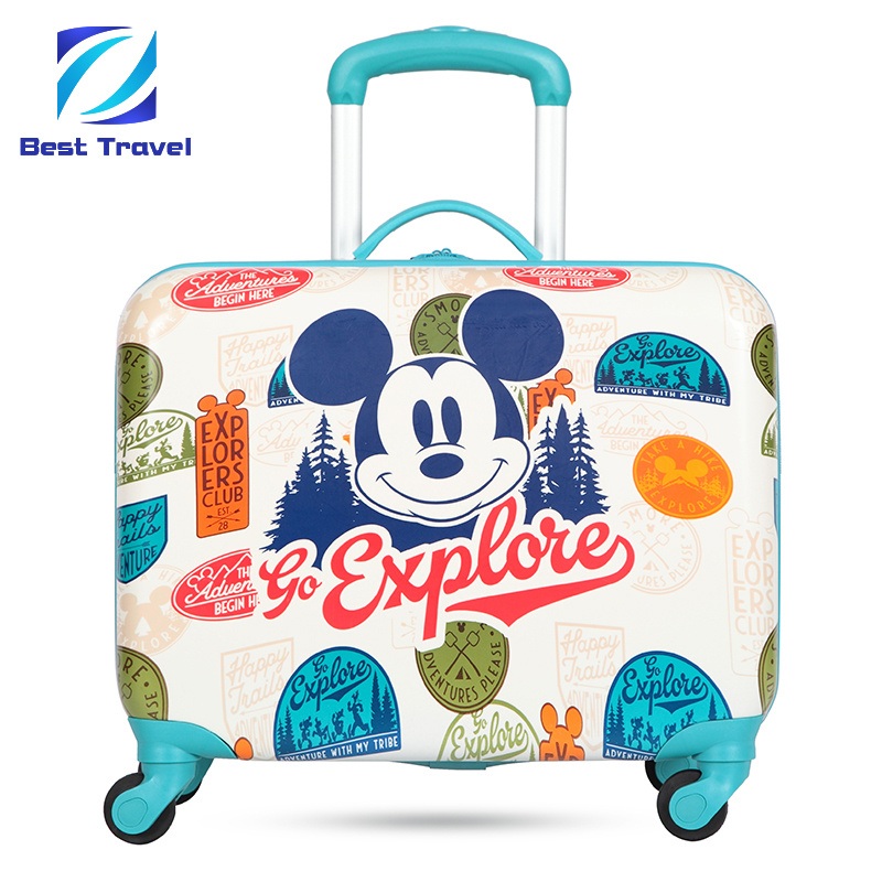 OEM Service 16inch Kids Children Cartoon Trolley Travel 4 Wheel Suitcase – PC Luggage and ABS Luggage price