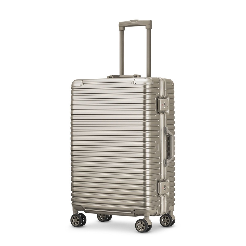 Zipperless High-End Aluminum Wheel Luggage Seamless Luxury Travel Suitcase – Zipperless Luggage and High-End Luggage price