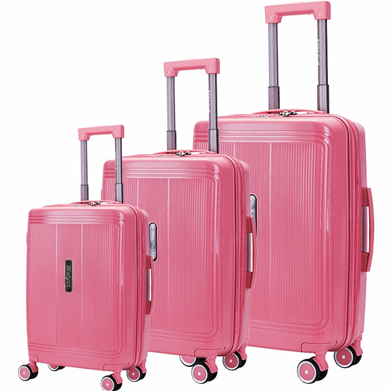 100% PP Matching Color 3-Piece Set Travel Trolley Luggages with Embedded Tsa Lock – Luggages and Trolley Luggage price