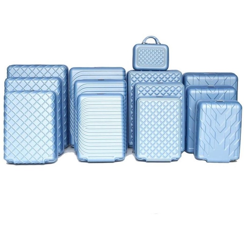 Cheap OEM ODM ABS 12PCS Semi-Finished Luggage Set in SKD – Semi-Finished Luggage Set and 12PCS Luggage Set price