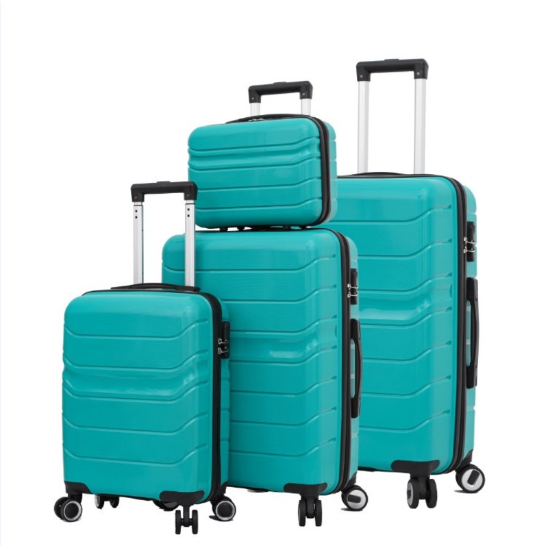 Four Pieces Polypropylene Luggage Set with Various Colors for Travel – Luggage Set and Trolley Bag price