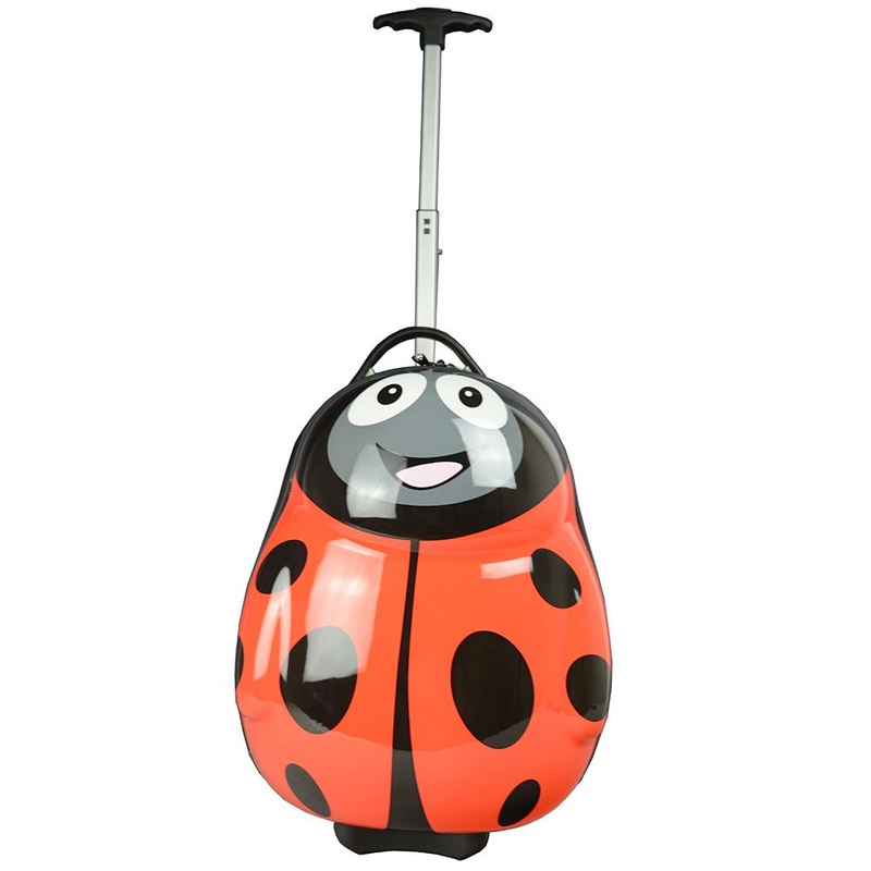 Ladybug Printing Kids Trolley Luggage Bag Funny Trav with Two Wheels – Wholesale Travel Luggage and Luggage price