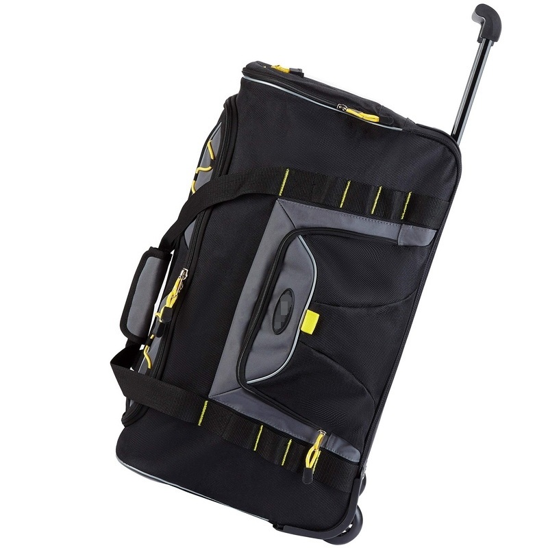 Waterproof Four Wheels Extensible International Traveller Trolley Bag Big Wheel Trolley Bag Rolling Duffel Bag – Waterproof Bag and Four Wheels Bag price