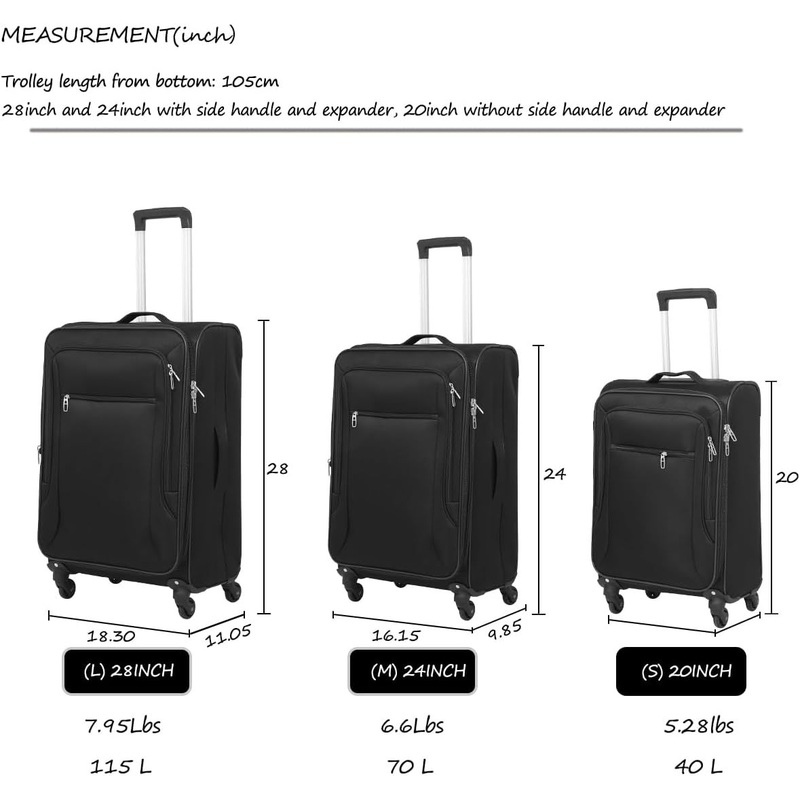 Wedding Travel Suitcase – Garment Protection Layer – Luggage Bag Sets and PP Luggage price