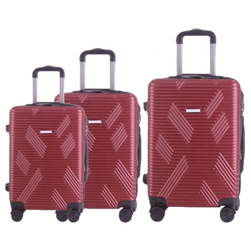 3 Pieces ABS Luggage Set with Cheap Price for Promotion and Gifting – Trolley Bag and Travel Luggage price