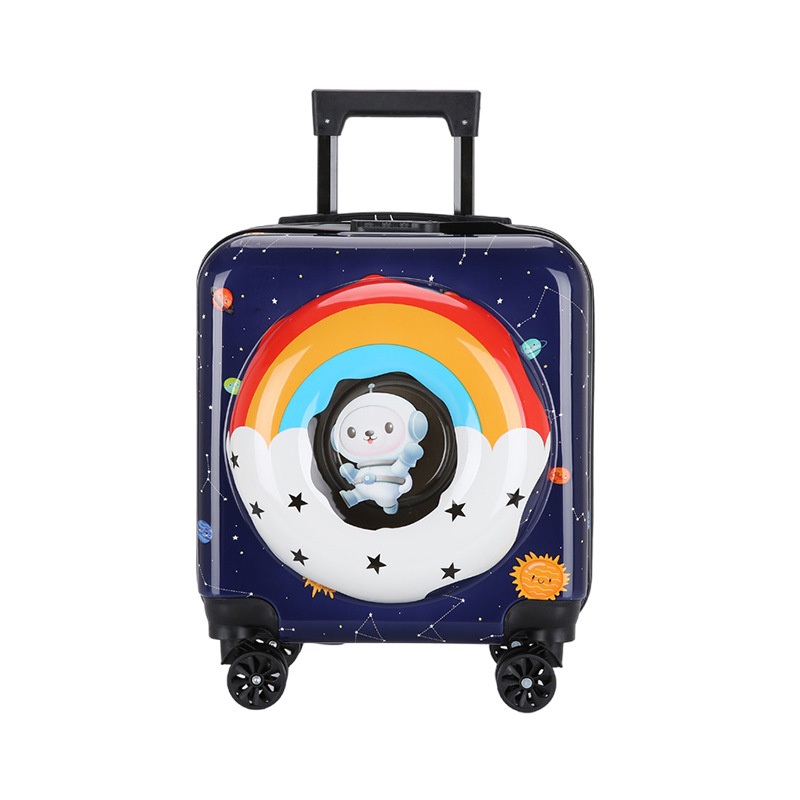 Cartoon Children Trolley Universal Wheel Portable Luggage Multi Function Boarding Suitcase – Luggage and Luggage Set price