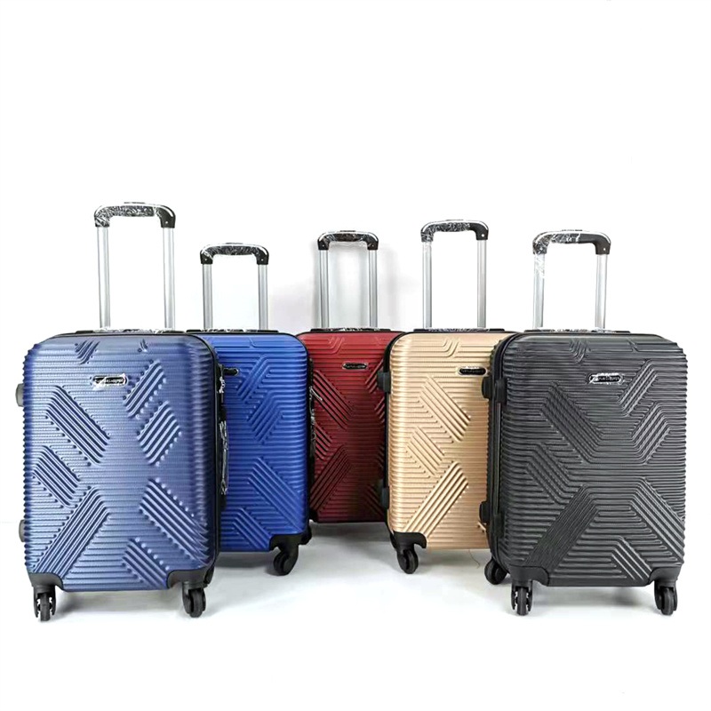 Five Colors Economy Quality ABS Luggage Set with Iron Trolley – Trolley Bag and Travel Luggage price