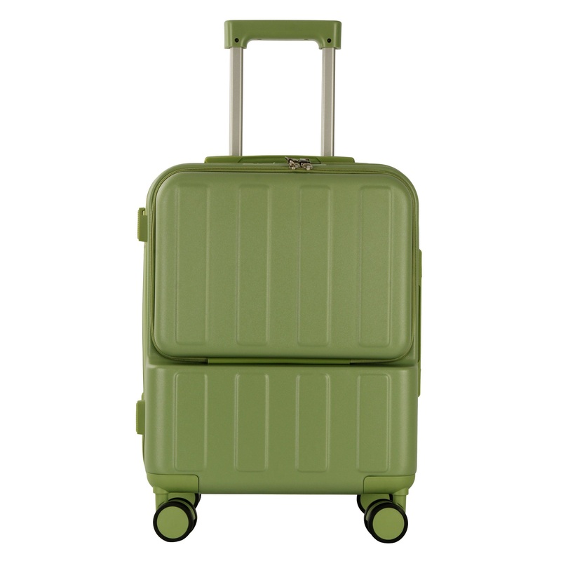 Front Open Cabin Luggage with Pockets Suitcase Carry on Travel Bag ABS Material – ABS Luggage and Trolley Luggage price