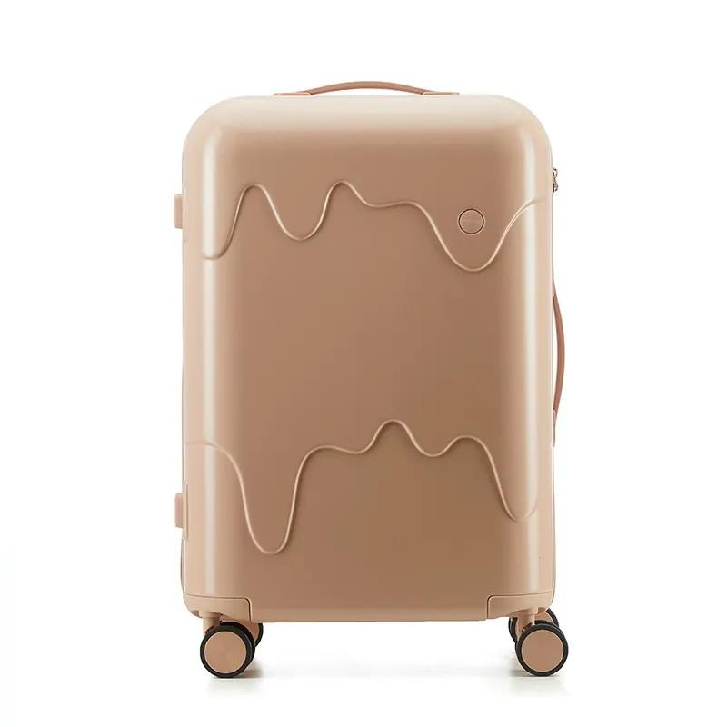 24 Inches Colorful ABS Ice -Cream Travel Suitcase with Universal Wheel for Girl Women Travel Luggage Bag – Luggage and Travel Suitcase price