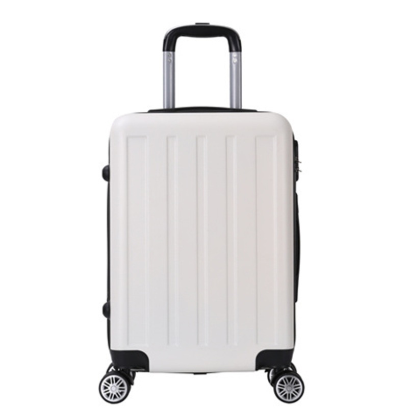 ABS Traveling Hard Case Carry on Cabin Luggage Trolley White Color Suitcase Set (XHA242) – ABS Luggage and Trolley Case price