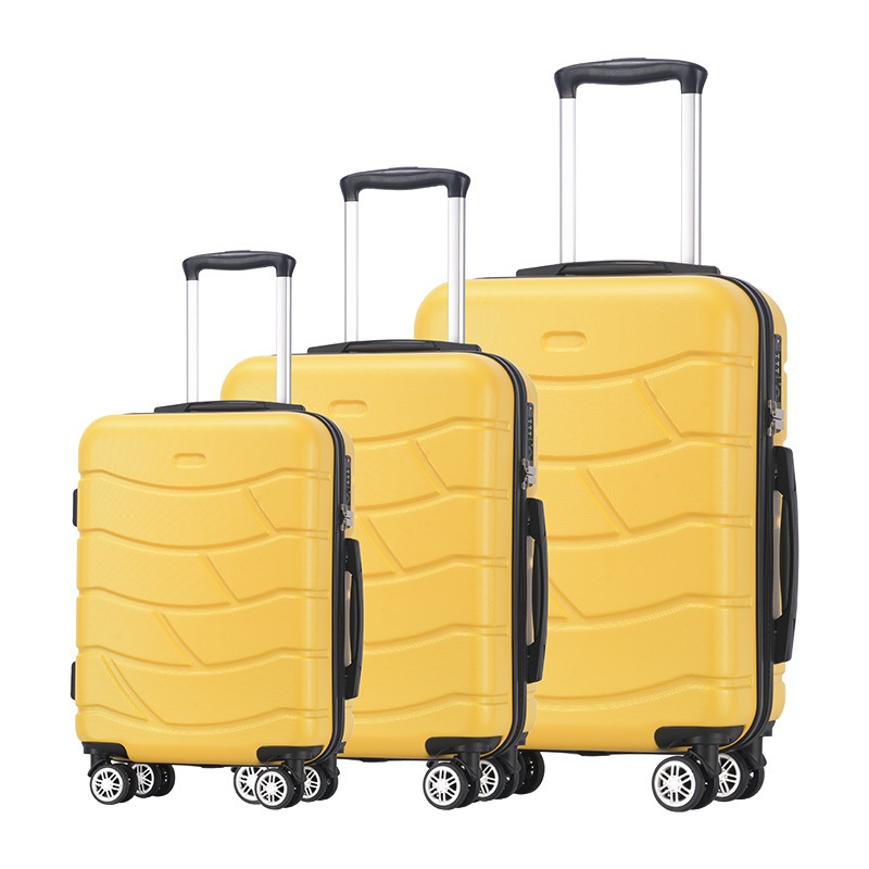 ABS Zipper Suitcase Sets 3 Pieces of Explosion-Proof Luggage Travel Trolley Luggage – ABS Luggage and Trolley Luggage price