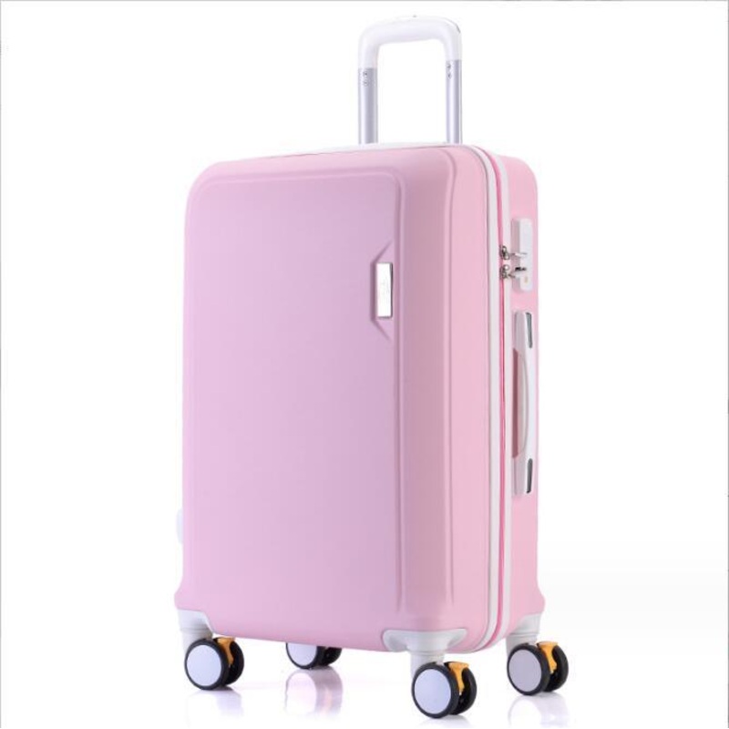 Factory Wholesale ABS Pink Color Travel Luggage 20 ABS Trolley Suitcase – ABS Travel Luggage Pink and 20 ABS Trolley Suitcase price