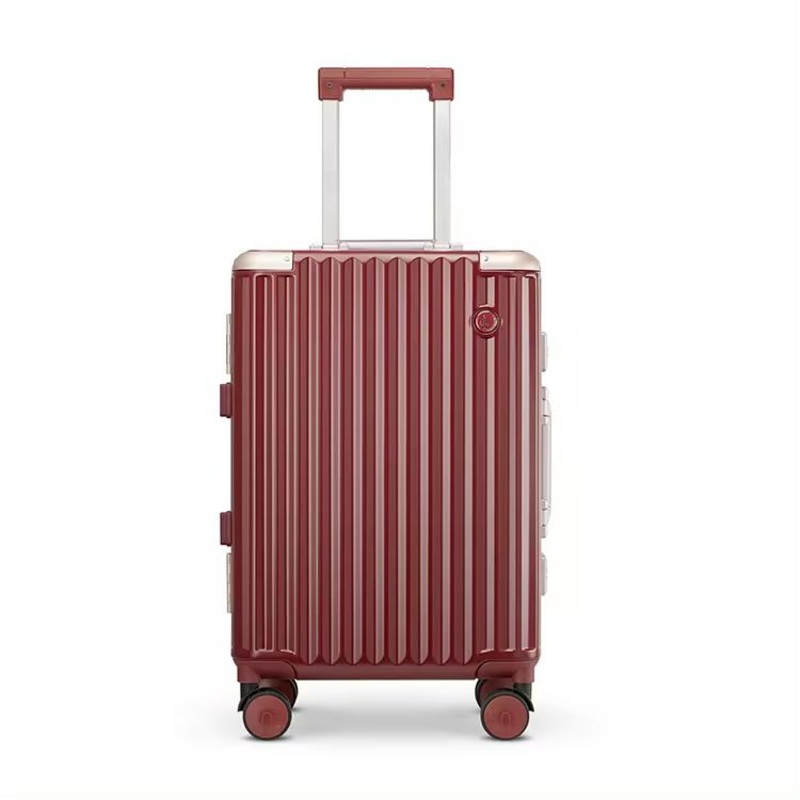 High Quality Custom Large Travel Luggage Durable Made Stainless Steel Rod Suitcase – Luggage and Luggage Set price